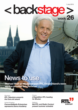 News to Use Michael Wulf on Mediengruppe RTL Deutschland’S News Service Provider Info Network