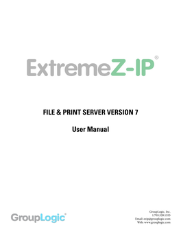 Extremez-IP 7.0 User Manual