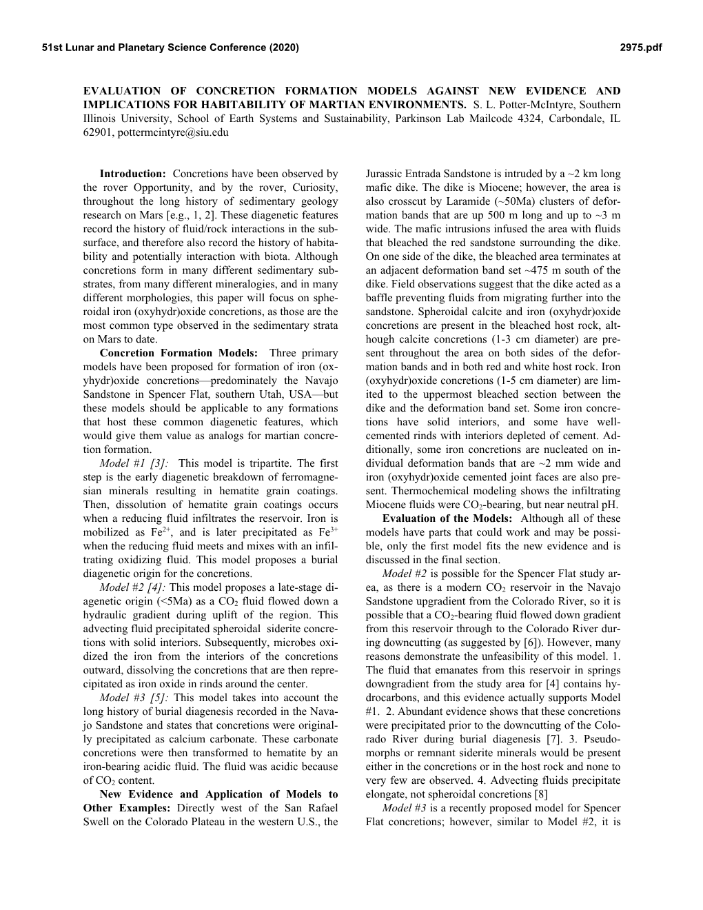 Evaluation of Concretion Formation Models Against New Evidence and Implications for Habitability of Martian Environments