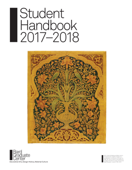 Student Handbook 2017–2018
