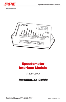 Speedometer Interface Module