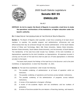 Senate Bill 55 ENROLLED