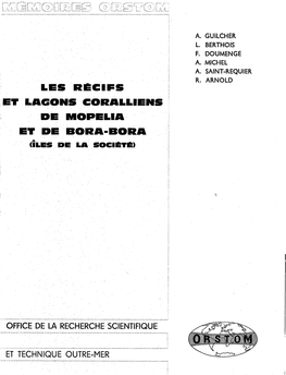 Les Récifs Et Lagons Coralliens De Mopelia Et De Bora-Bora