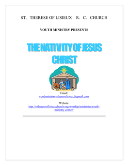 Thenativityofjesus Christ