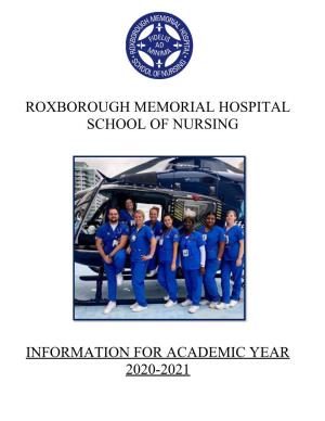 Roxborough Memorial Hospital School of Nursing