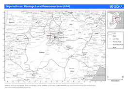 Nigeria-Borno: Konduga Local Government Area (LGA)