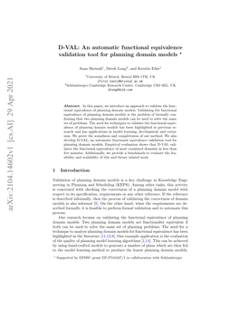 Arxiv:2104.14602V1 [Cs.AI]