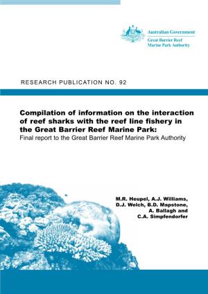 Compilation of Information on the Interaction of Reef Sharks with the Reef Line Fishery in the Great Barrier Reef Marine Park
