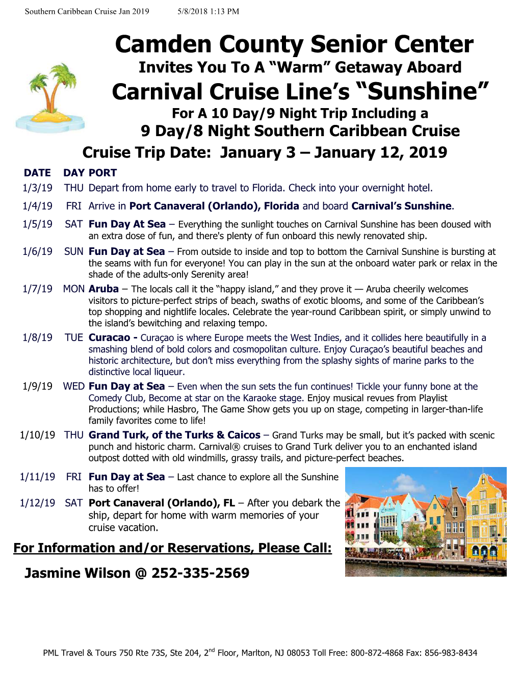 Southern Caribbean Cruise 2019