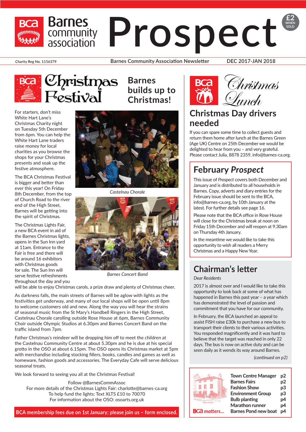 February Prospect Barnes Builds up to Christmas!