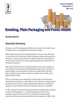 Smoking, Plain Packaging and Public Health | 3