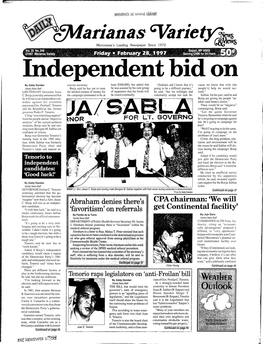 Bank of Saipan Hillblom's Girlfriends, Ecutor BOS Claims to Have by Zaldy Dandan the Bill, Which Now Heads to the P