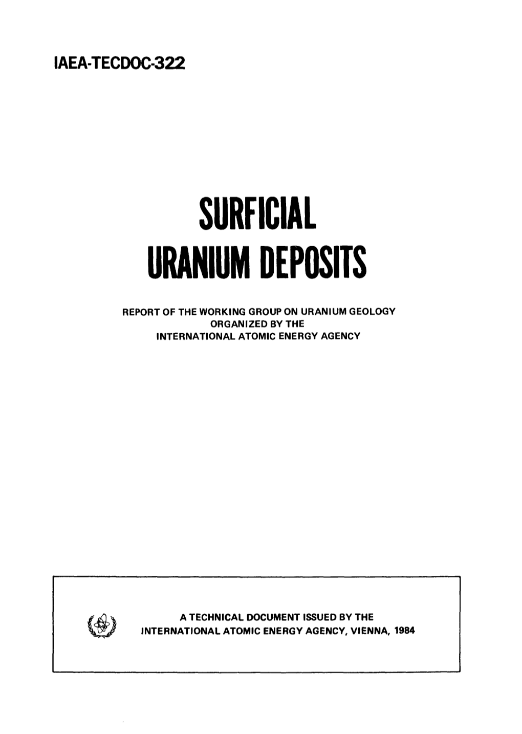 Surficial Uranium Deposits