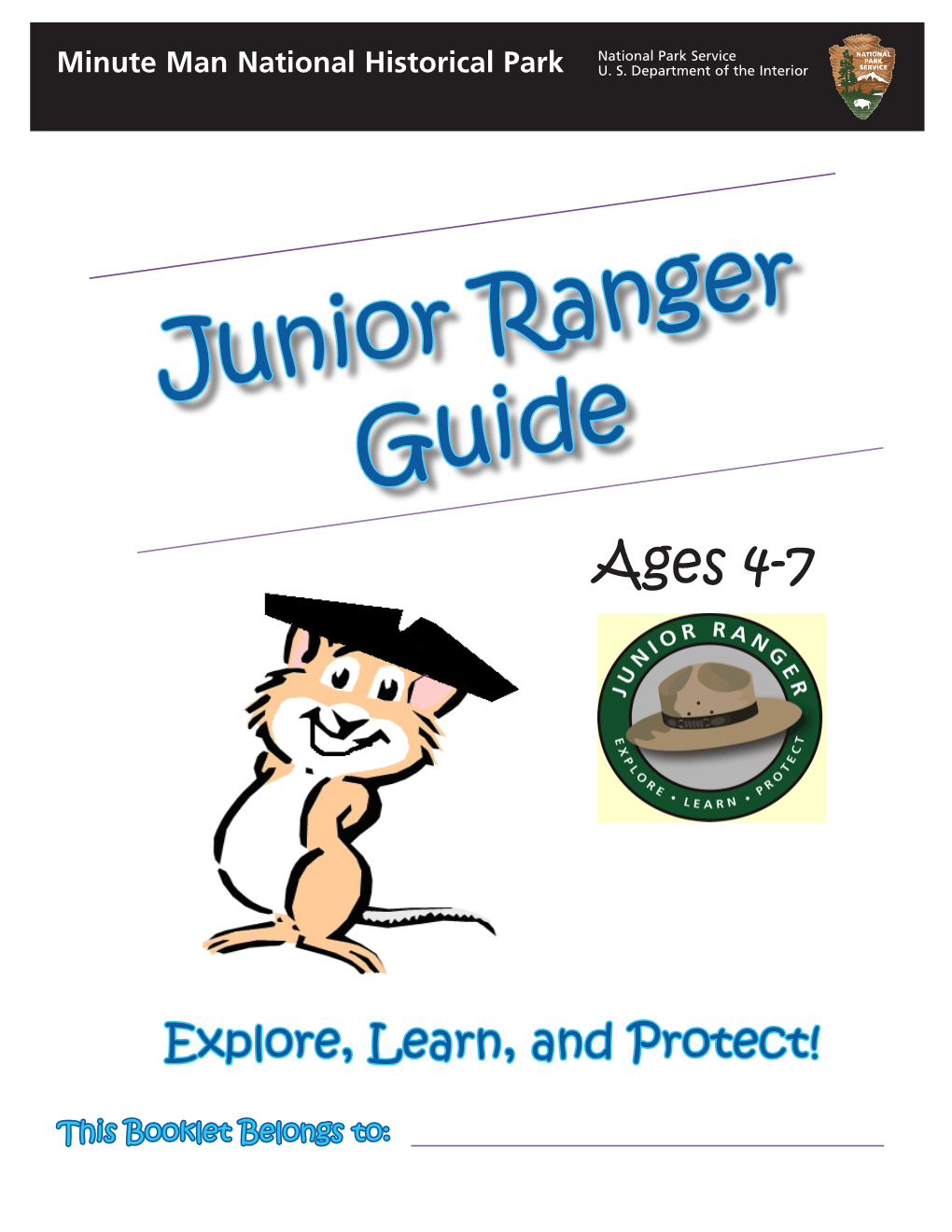 Junior Ranger Guide Ages 4-7