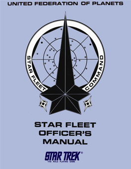 FASA STAR TREK Star Fleet Officer's Manual