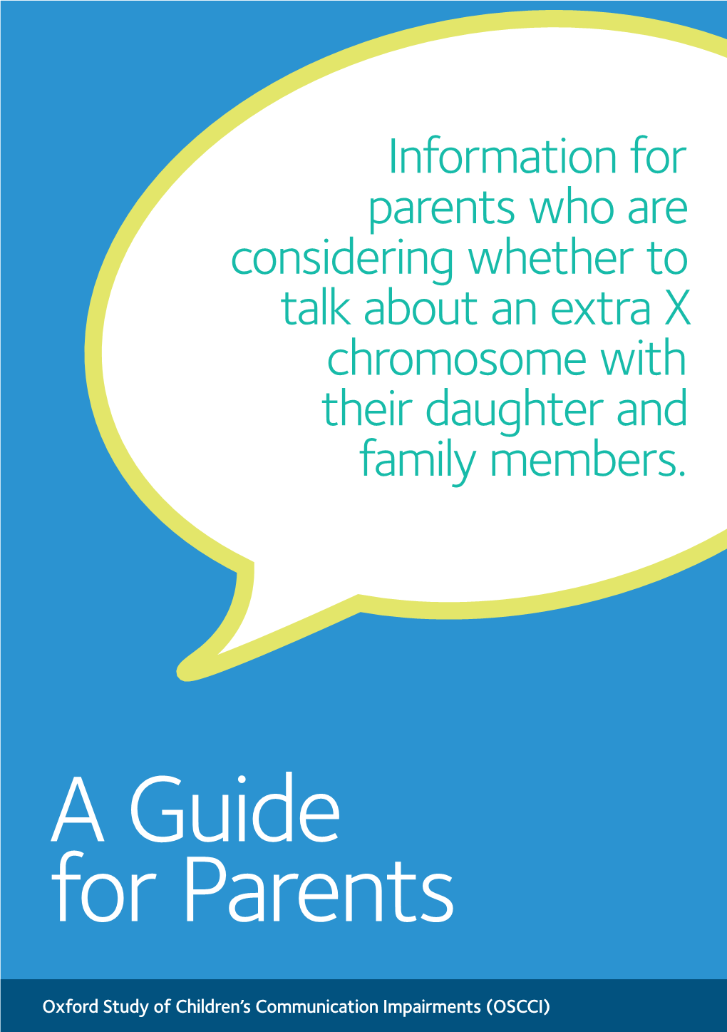 A Guide for Parents