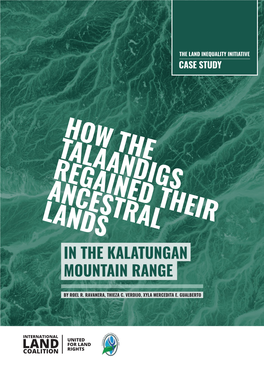 How the Talaandigs Regained Their Ancestral Lands