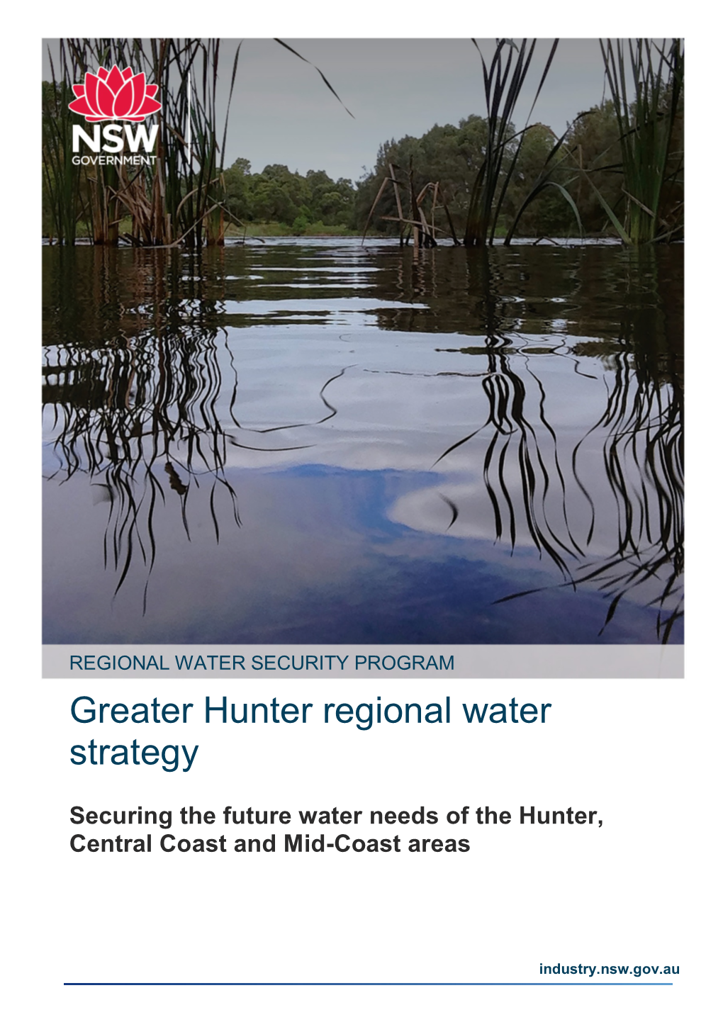 Greater Hunter Regional Water Strategy