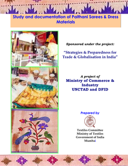 Study and Documentation of Paithani Sarees & Dress Materials