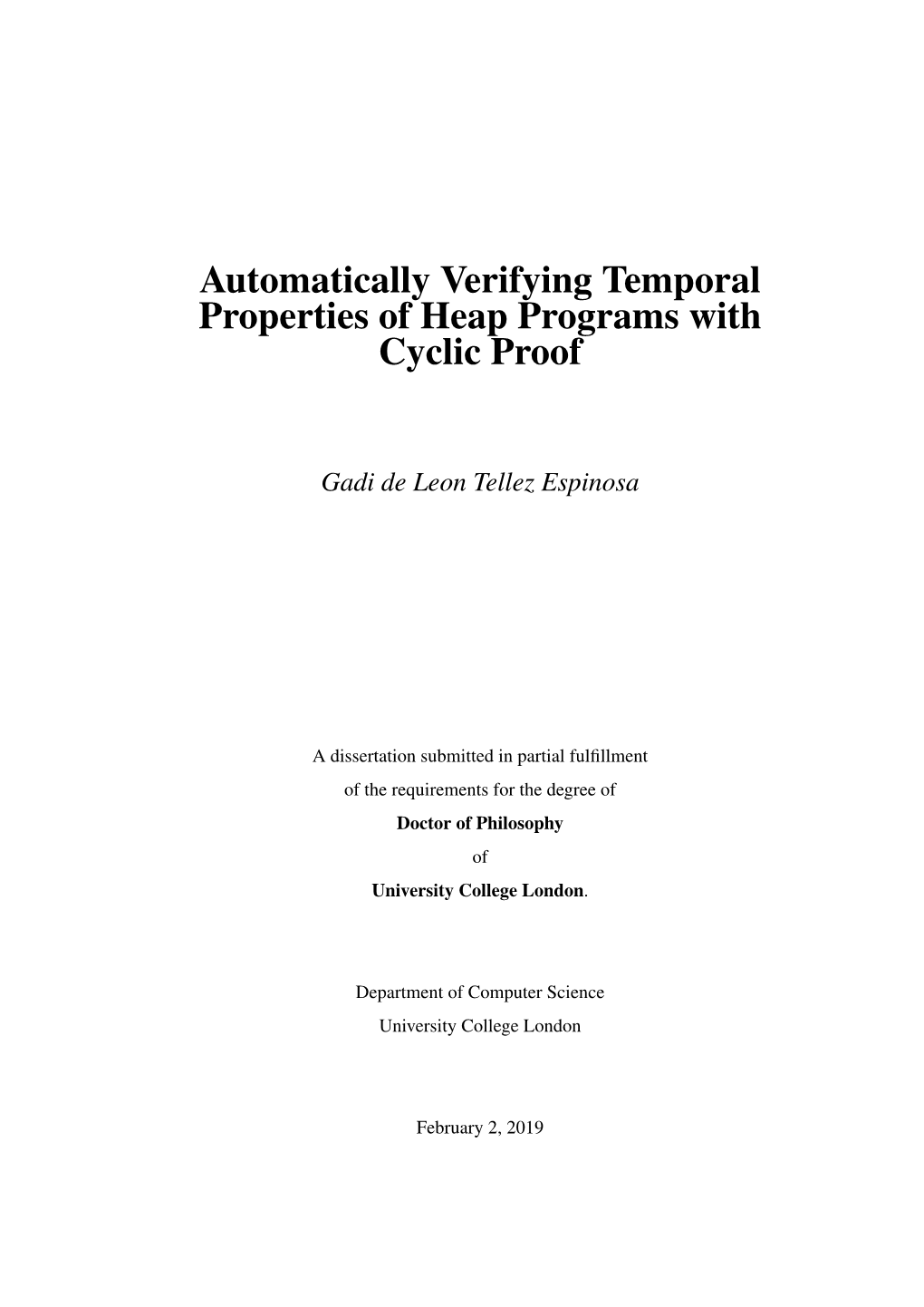 Automatically Verifying Temporal Properties of Heap Programs with Cyclic Proof