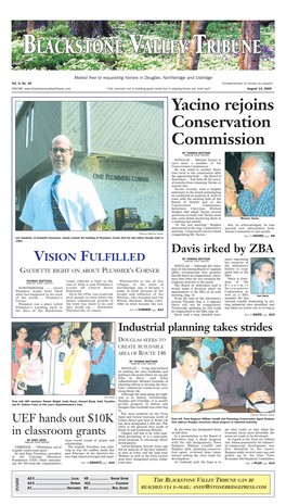 Yacino Rejoins Conservation Commission