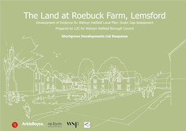 The Land at Roebuck Farm, Lemsford Development of Evidence for Welwyn Hatfield Local Plan: Green Gap Assessment Prepared by LUC for Welwyn Hatfield Borough Council