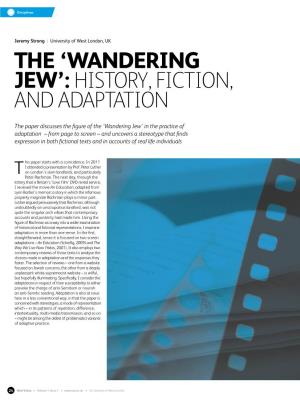 The 'Wandering Jew': History, Fiction, and Adaptation