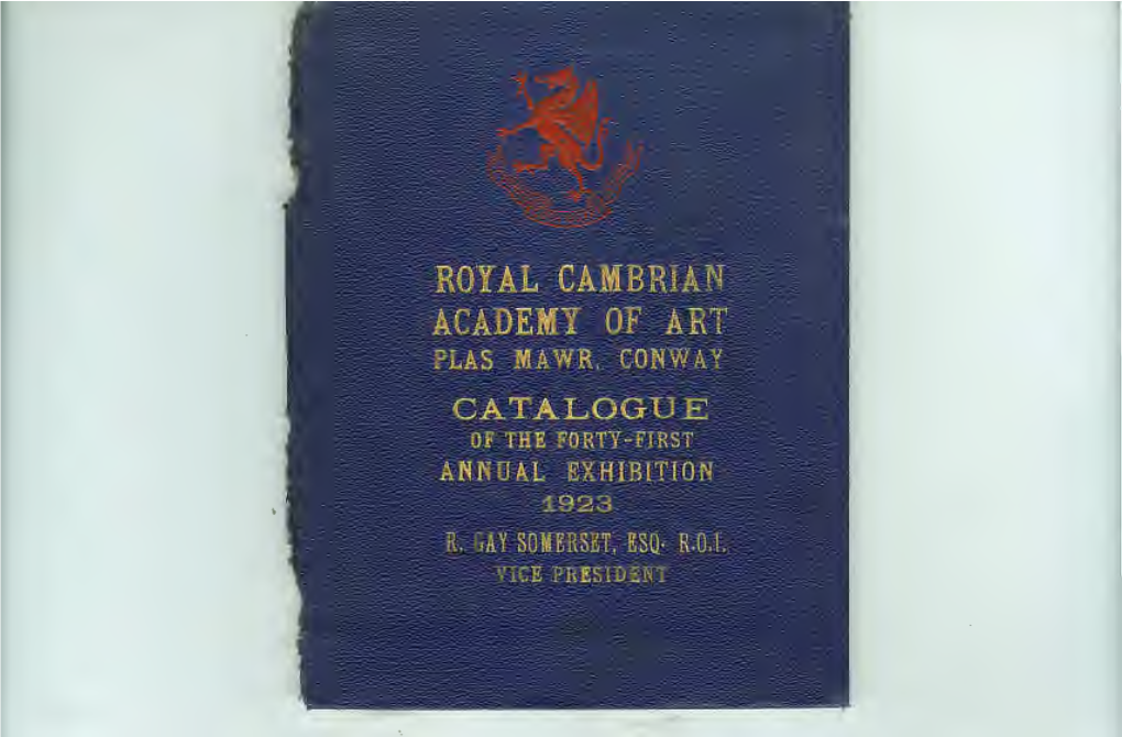 1923 Exhibition Catalogue Pdf, 1.13 MB