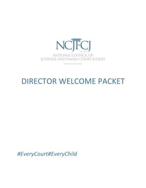 Director Welcome Packet