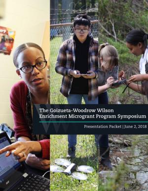 The Goizueta-Woodrow Wilson Enrichment Microgrant Program Symposium