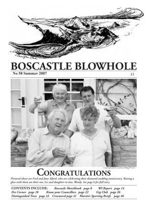 BOSCASTLE BLOWHOLE No 58 Summer 2007 £1