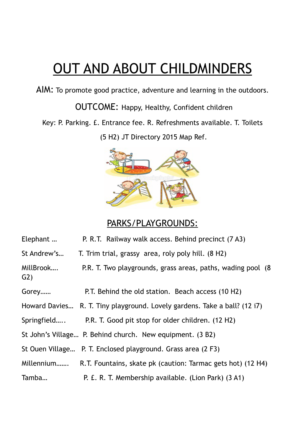 Out and About Childminders