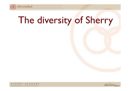 The Diversity of Sherry Sherry