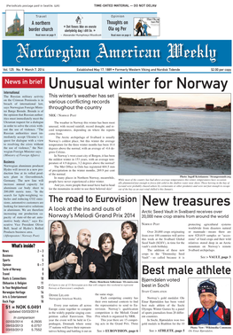 Unusual Winter for Norway