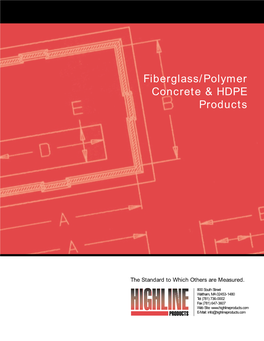Fiberglass/Polymer Concrete & HDPE Products