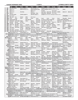 Sunday Morning Grid 11/29/15 Latimes.Com/Tv Times