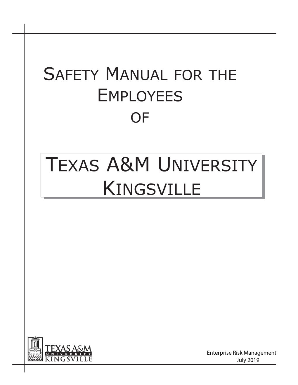 Employee Safety Manual