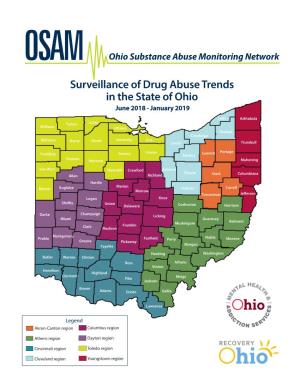 Surveillance of Drug Abuse Trends in the State of Ohio June 2018 - January 2019