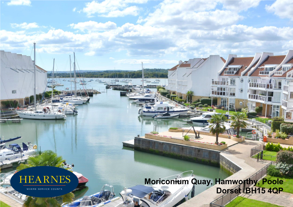 Moriconium Quay, Hamworthy, Poole Dorset BH15 4QP