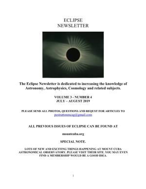 Eclipse Newsletter