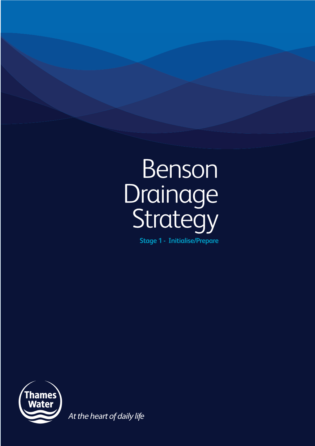 Benson Drainage Strategy Stage 1 - Initialise/Prepare Introduction