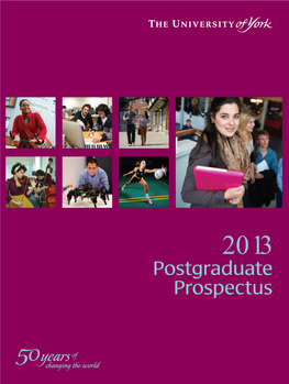 Postgraduate Prospectus 2013