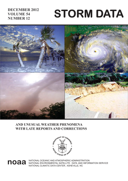 December 2012 Storm Data Publication