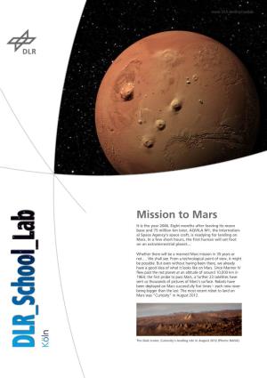 Experiment Description Mission to Mars