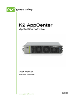 K2 Appcenter User Manual 5 Contents