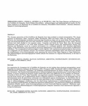 Middle Jurassic, Bajocian, Bathonian, Ammonitina, Biostratigraphy, Biochronology, Andes, South-America, Chile