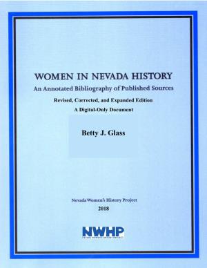 Women in Nevada History