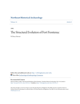 The Structural Evolution of Fort Frontenac