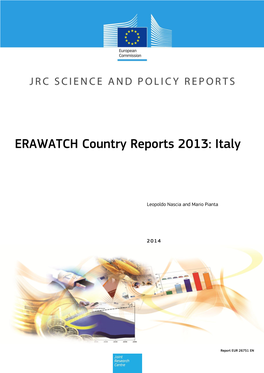 ERAWATCH Country Reports 2013: Italy