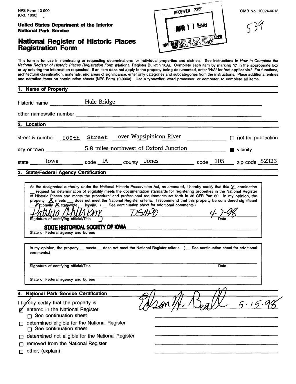 National Register of Historic Places Continuation Sheet